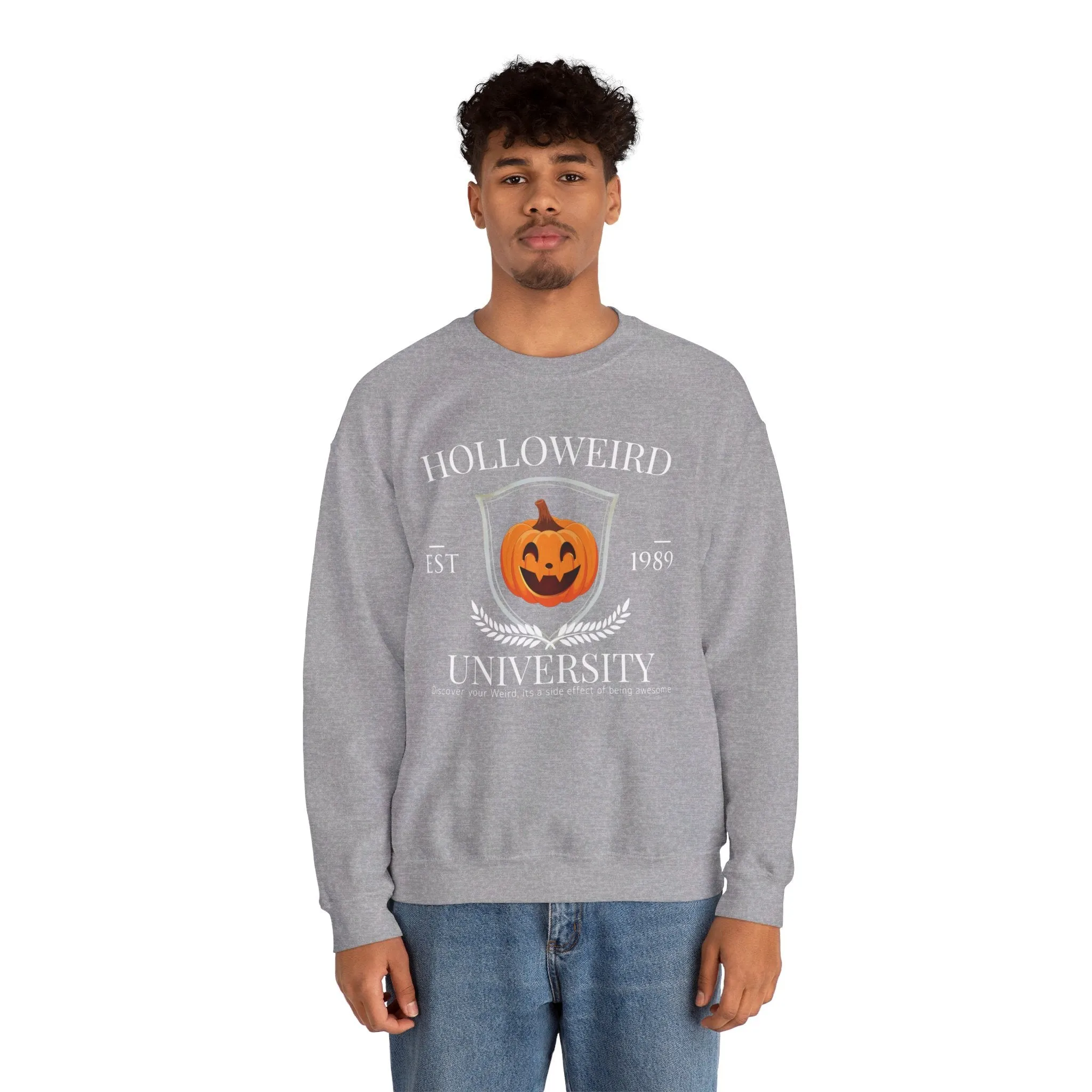 Halloweird Pumpkin - Unisex Heavy Blend™ Crewneck Sweatshirt