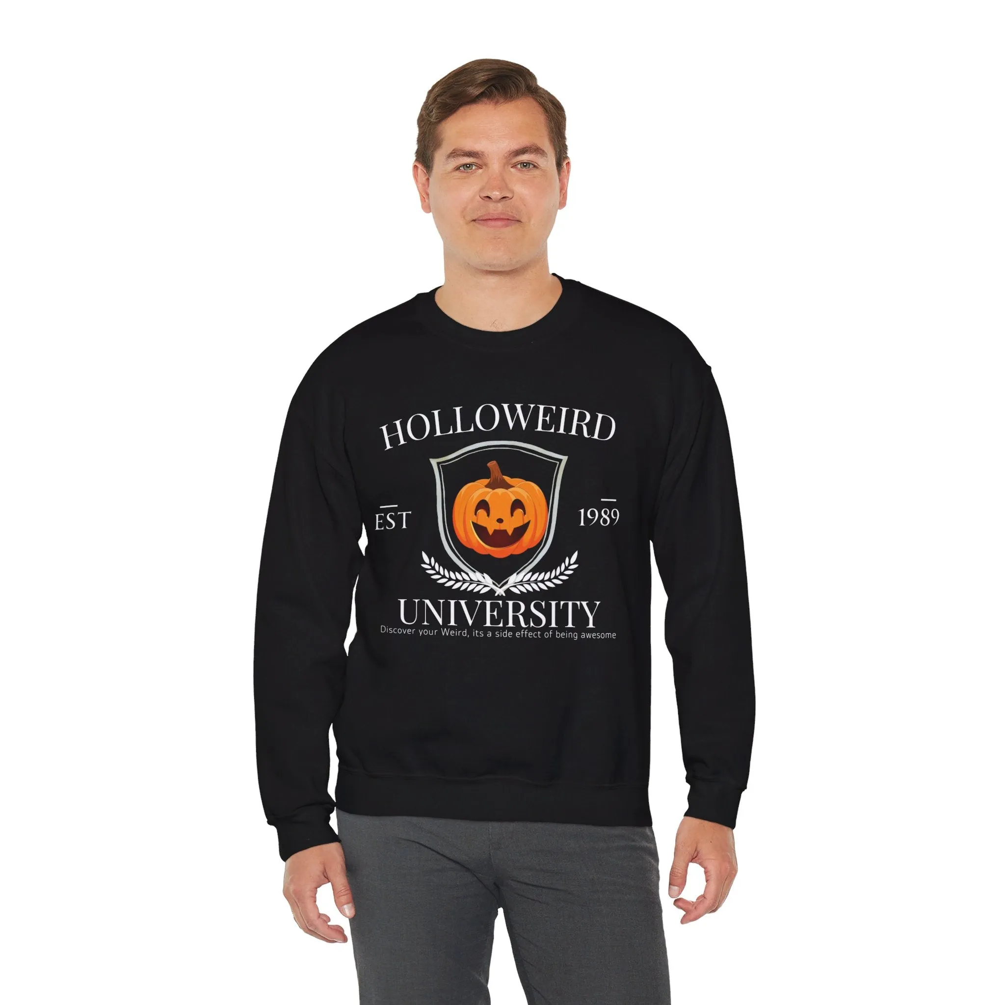 Halloweird Pumpkin - Unisex Heavy Blend™ Crewneck Sweatshirt