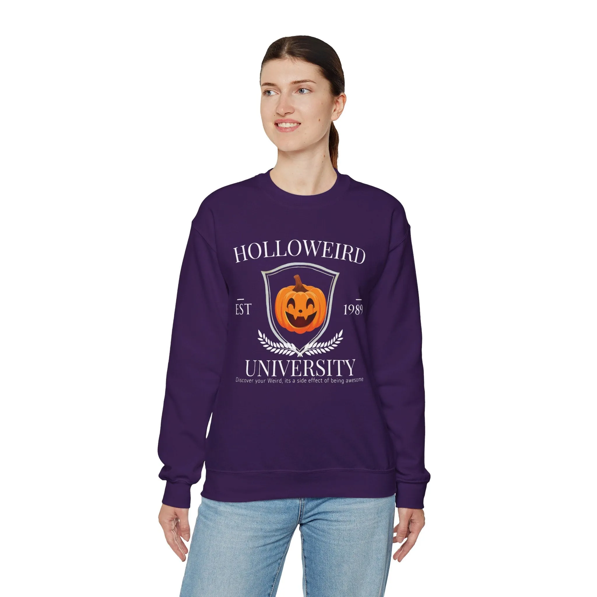 Halloweird Pumpkin - Unisex Heavy Blend™ Crewneck Sweatshirt