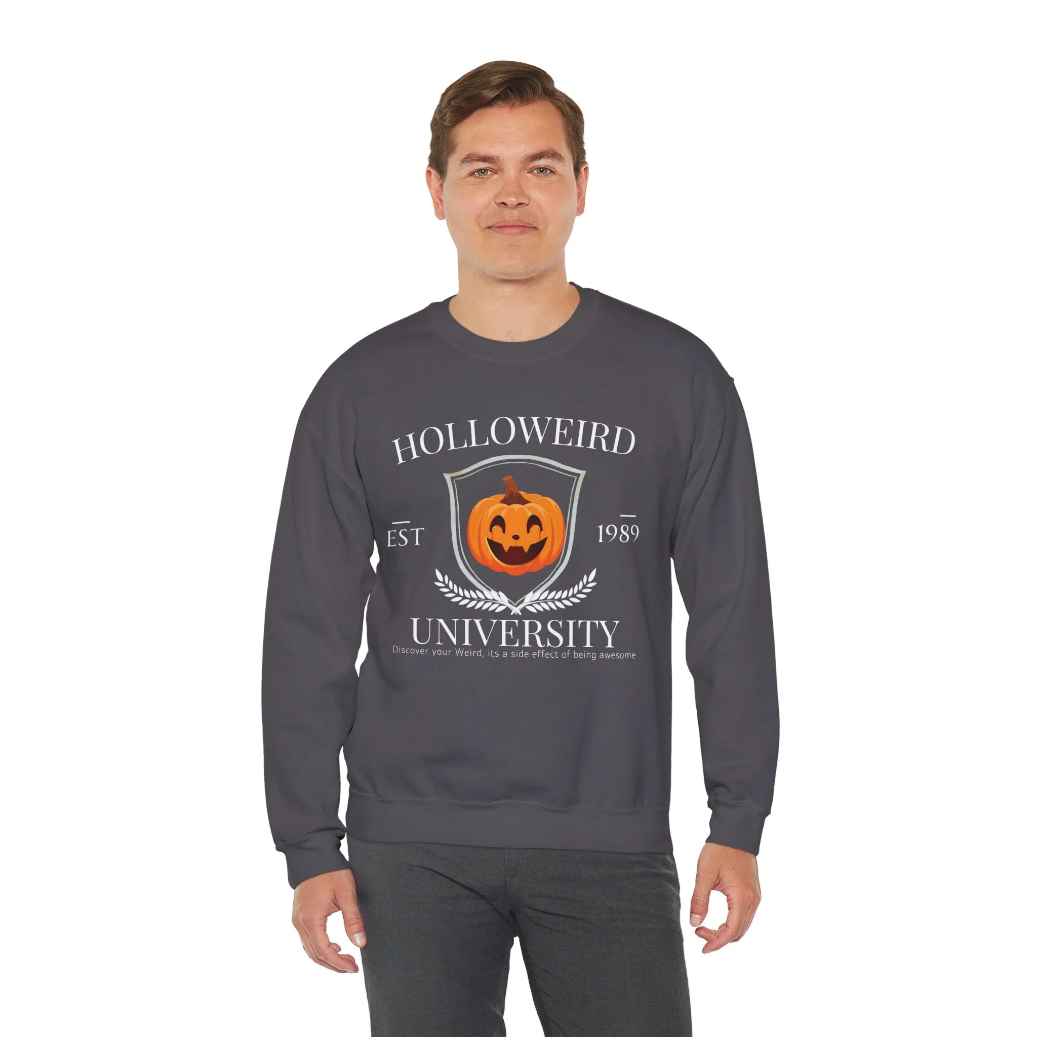 Halloweird Pumpkin - Unisex Heavy Blend™ Crewneck Sweatshirt