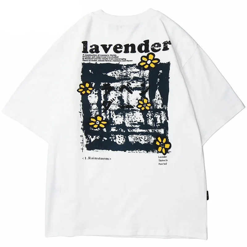 Harajuku Floral Oversize T-Shirt