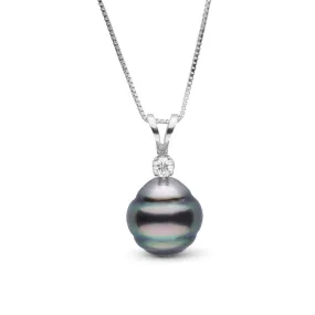 Harmony Collection 8.0-9.0 mm Baroque Tahitian Pearl & Diamond Pendant