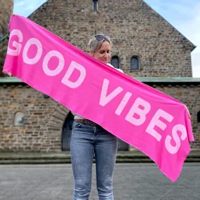 Herzlein® Schal "Good Vibes" in Pink - Rosa