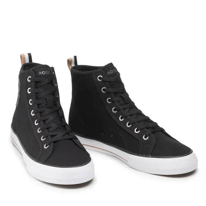 HUGO BOSS Aiden High-Top Trainers 50470880-BLK