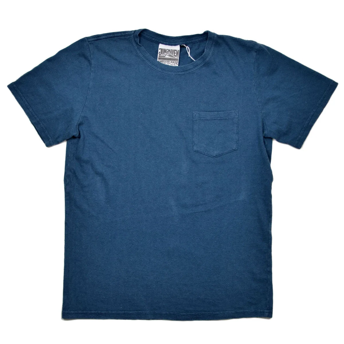 Jungmaven - Baja Pocket Hemp T-shirt 55/45 (7 oz) - Denim Blue