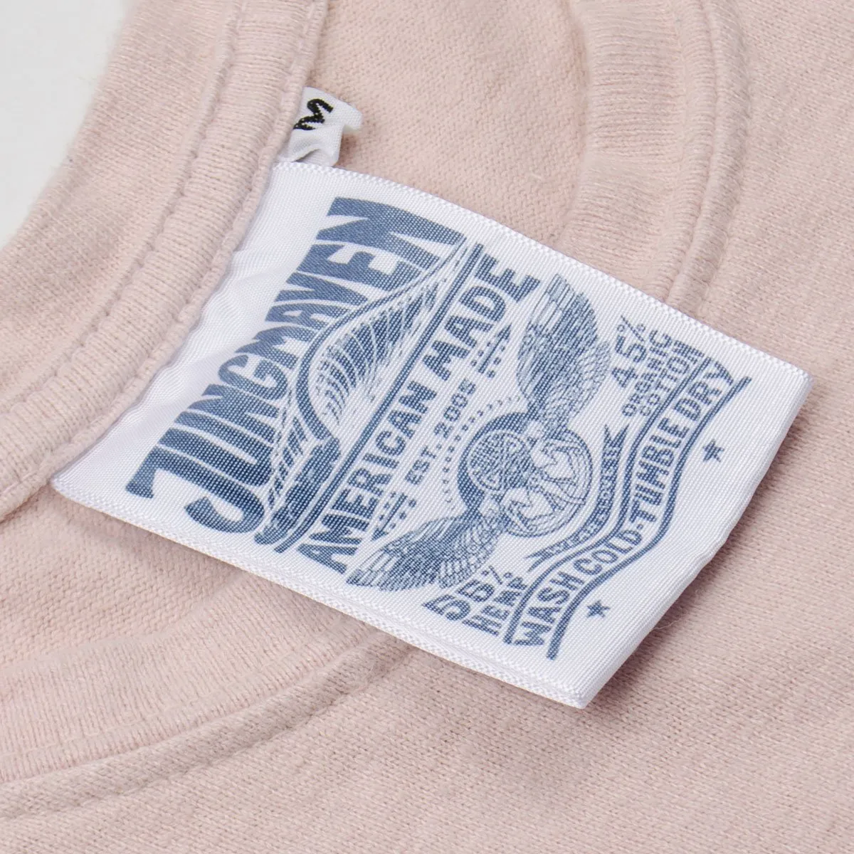 Jungmaven - Baja Pocket Hemp T-shirt 55/45 (7 oz) - Eraser Pink