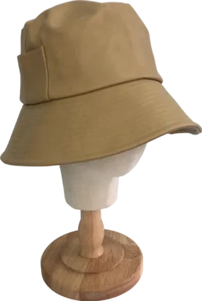 Lack Of Color Beige Pu Bucket Hat One Size