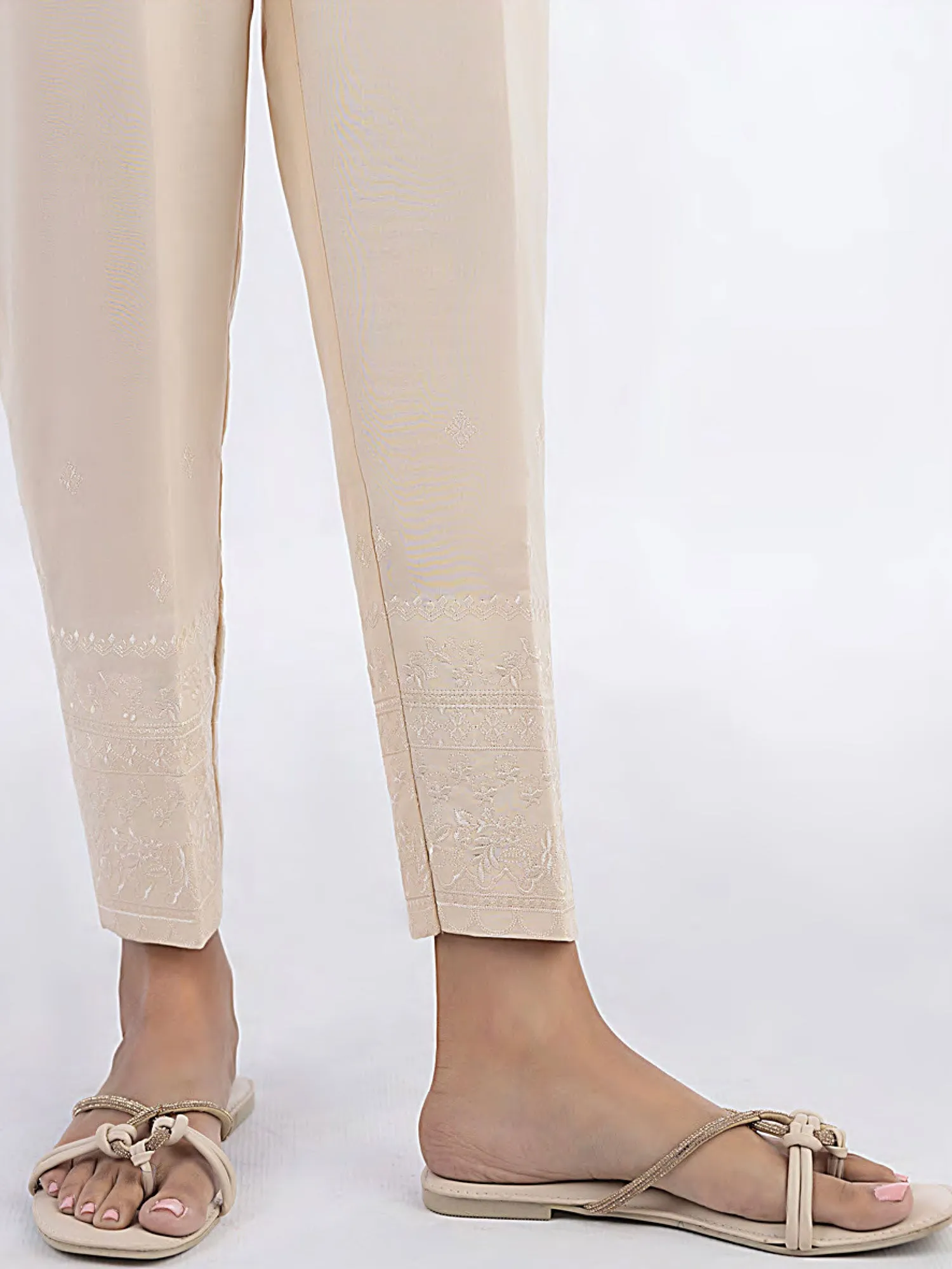 Lakhany Beige Cambric Trouser (3278-BGE)