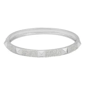 Large Diamond Studs Bangle