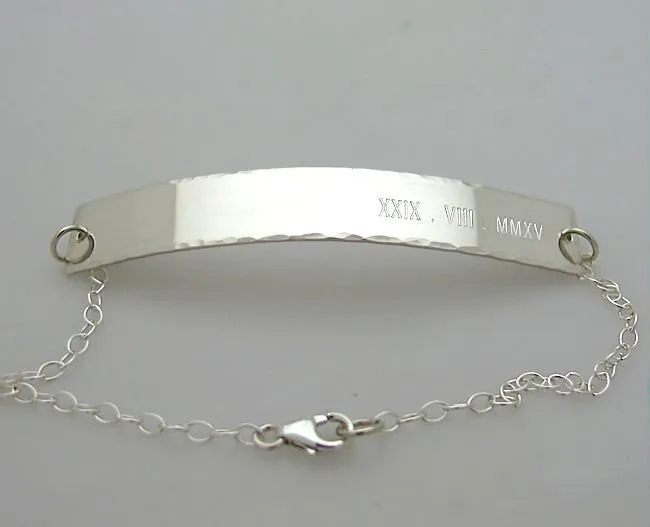 Latitude Longitude Coordinates Gold Bracelet