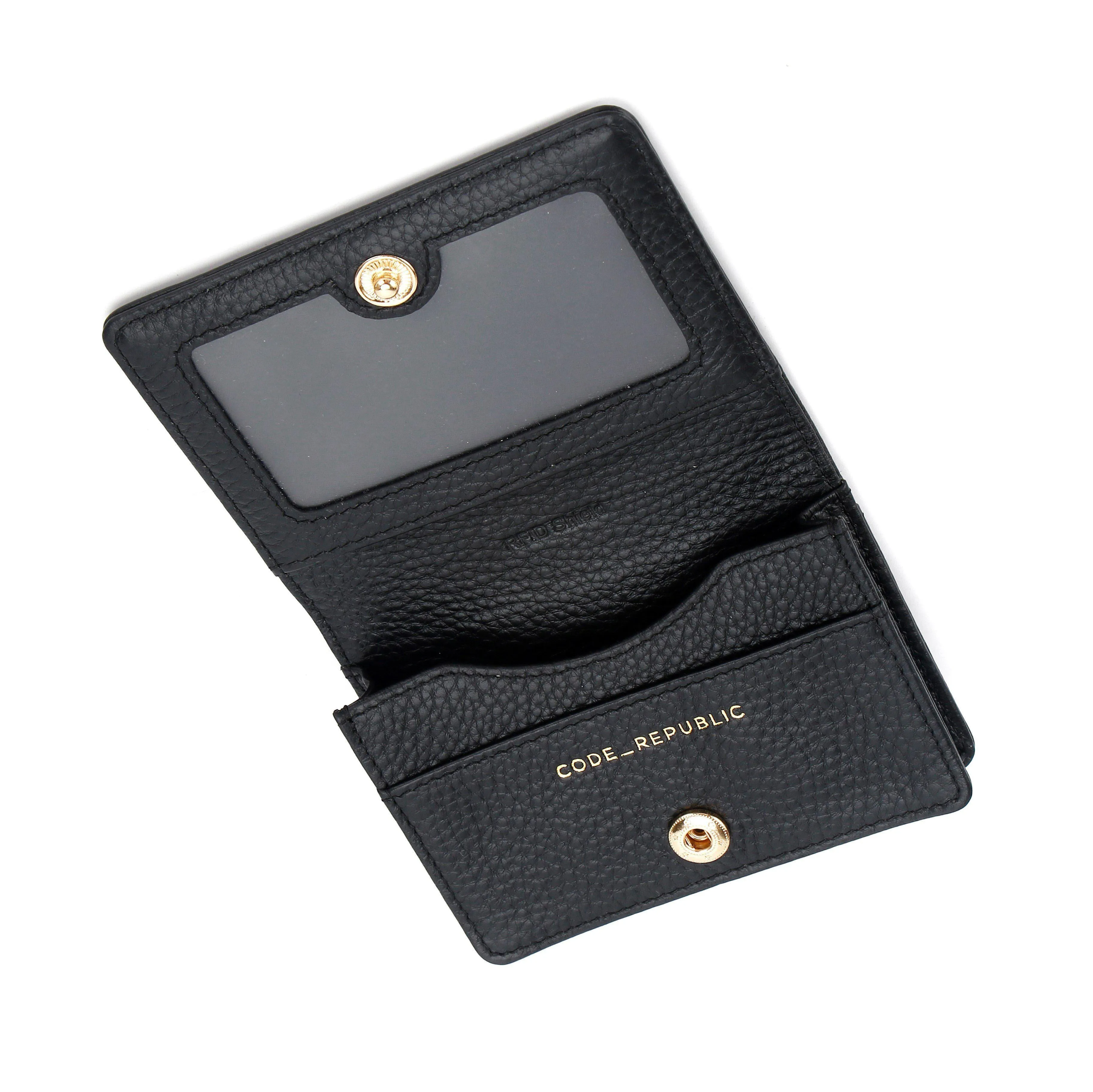 LEATHER BUSINESS CARD CASE | RFID