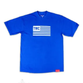 Limited Edition TMC Flag T-Shirt - Royal/Cream