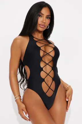 Mia 1 Piece Swimsuit - Black