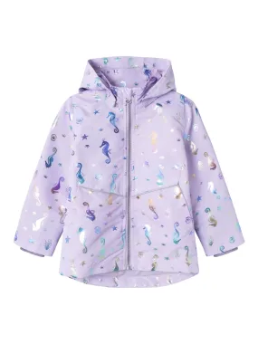 name it Jacket with detachable hood for girls 13225081 orchid