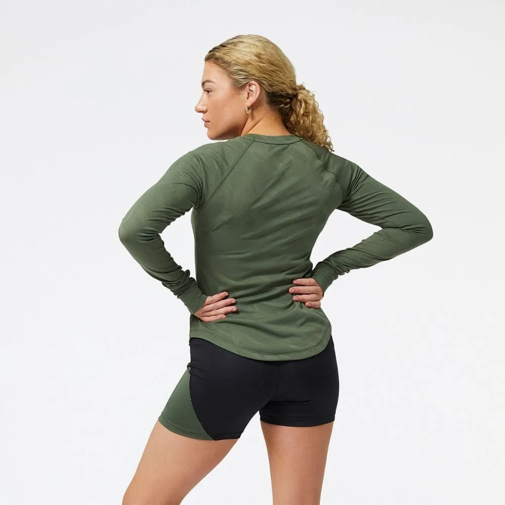 New Balance Women's Q Speed Jacquard Long Sleeve