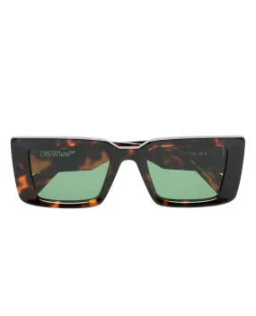 Off-White Savannah Sun Glasses Havana Green