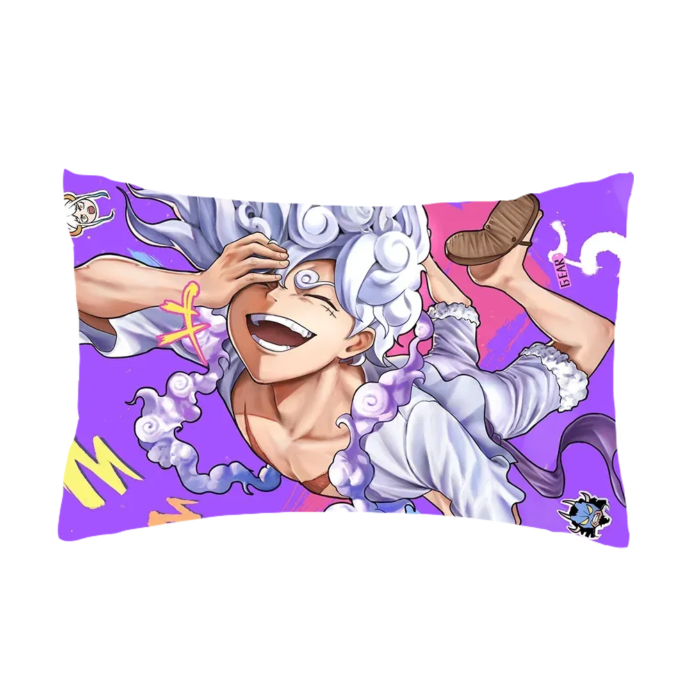 One Piece Luffy Zoro Cartoon Print Pillowcase