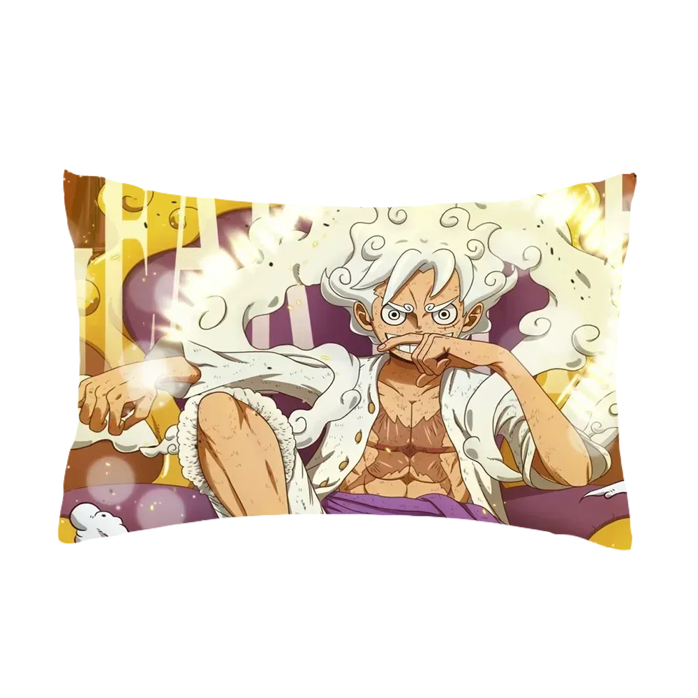 One Piece Luffy Zoro Cartoon Print Pillowcase