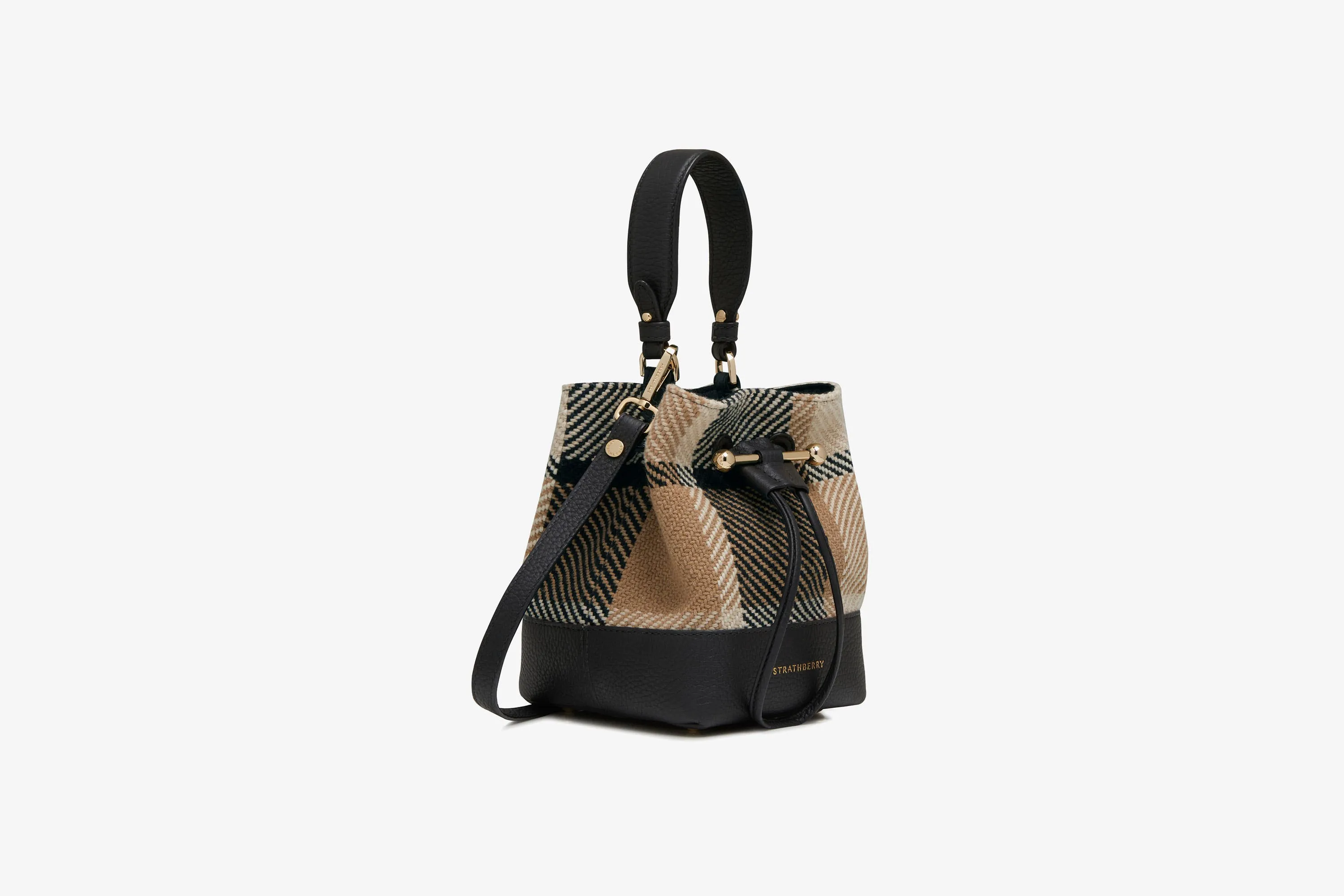 Osette - Black/Camel Tartan