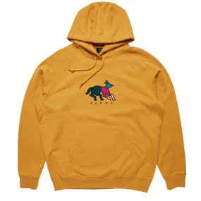 Parra Anxious Dog Hooded Sweatshirt - Gold Yellow