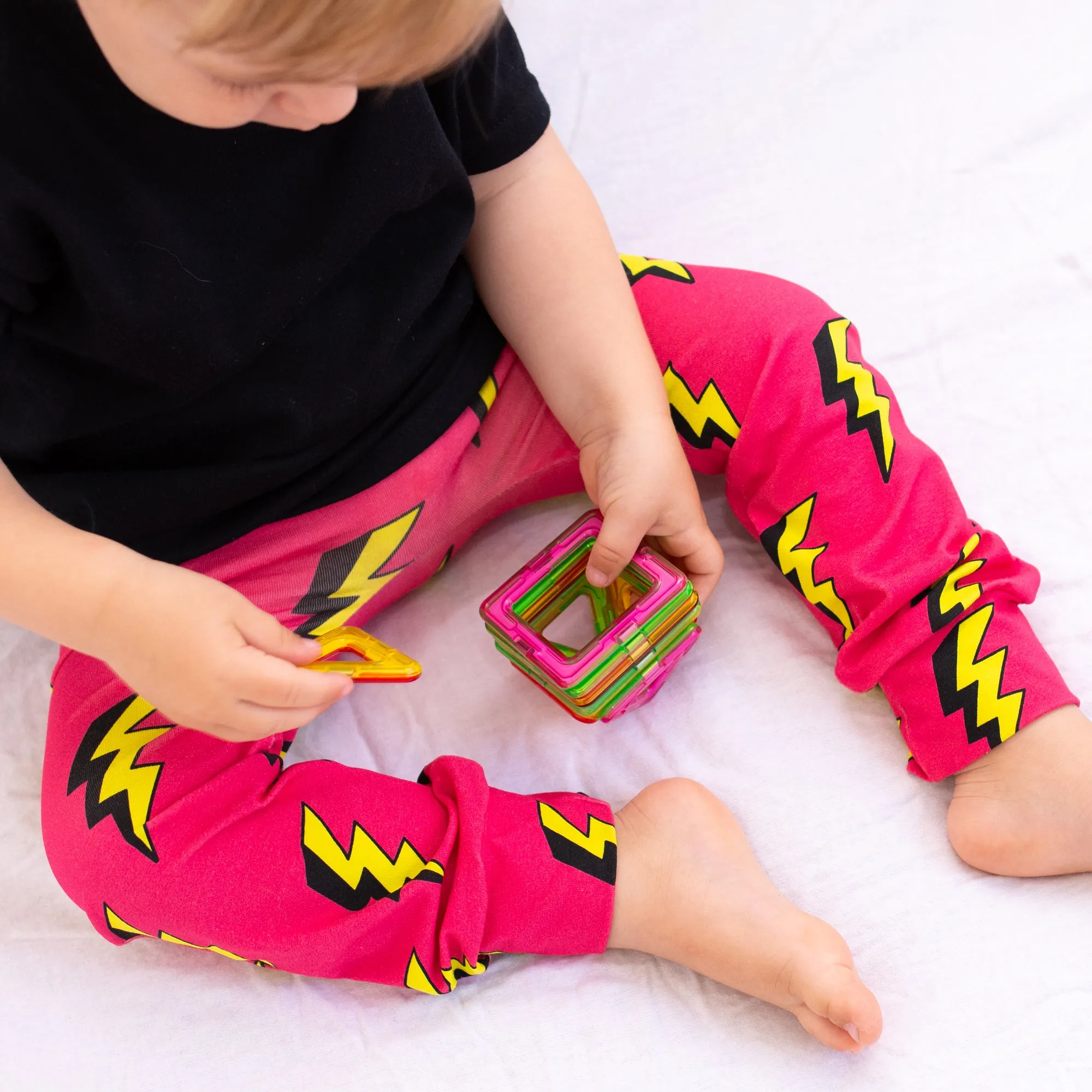 Pink Bolt Leggings