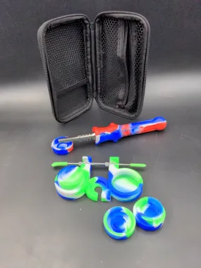 Portable Silicone Dab Travel Kit | 6.5 x 3.75