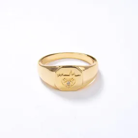 Pure Signet Ring Square Shape