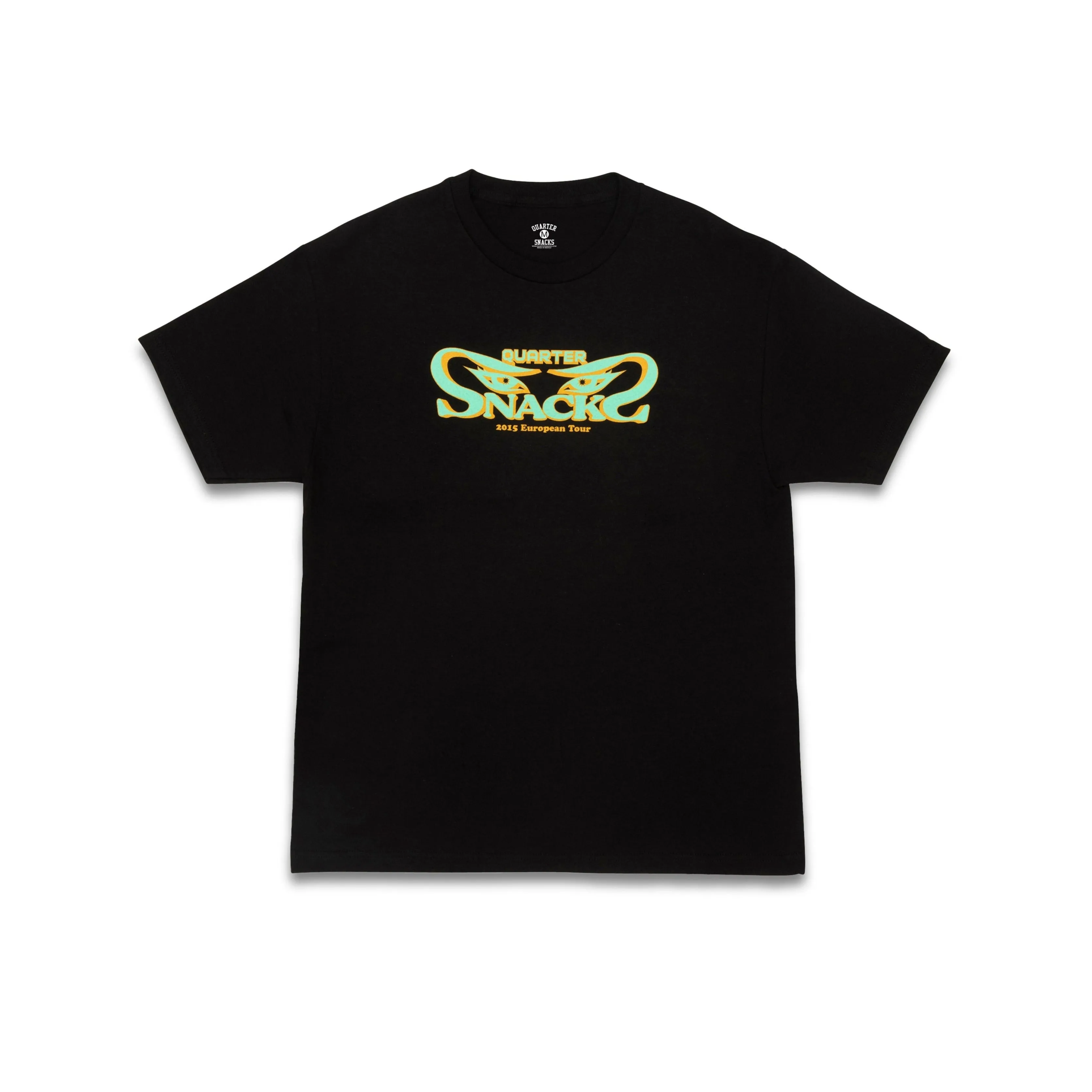 Quartersnacks Euro Tour T-Shirt Black