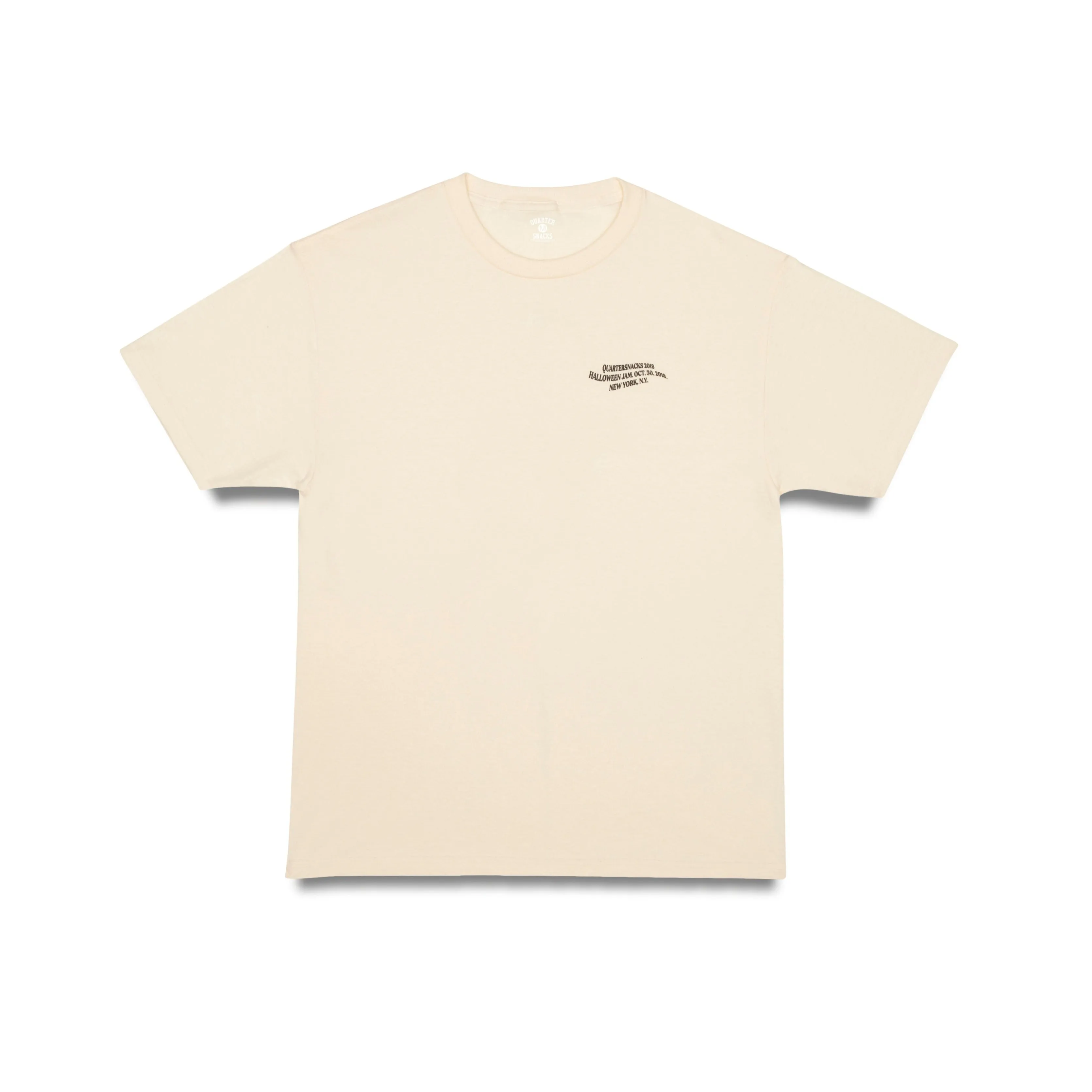 Quartersnacks Halloween Snackman T-Shirt Cream