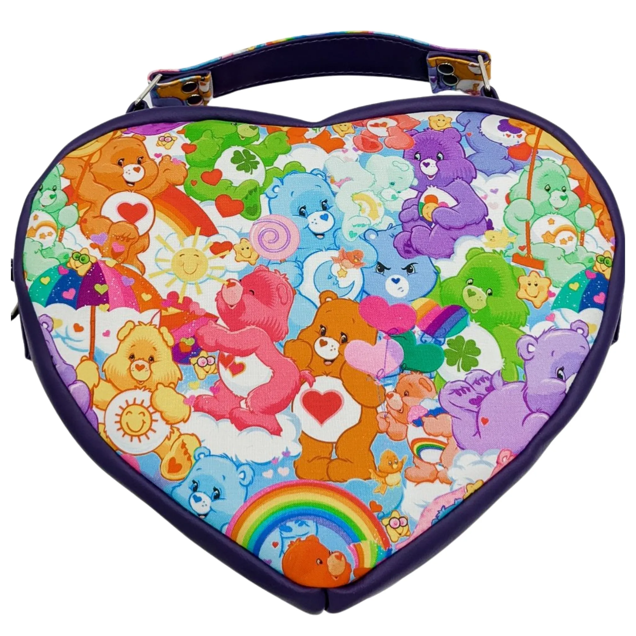 Rainbow Bears Mini Heart Bag