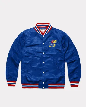 Rock Chalk Jayhawk KU Royal Blue Varsity Jacket