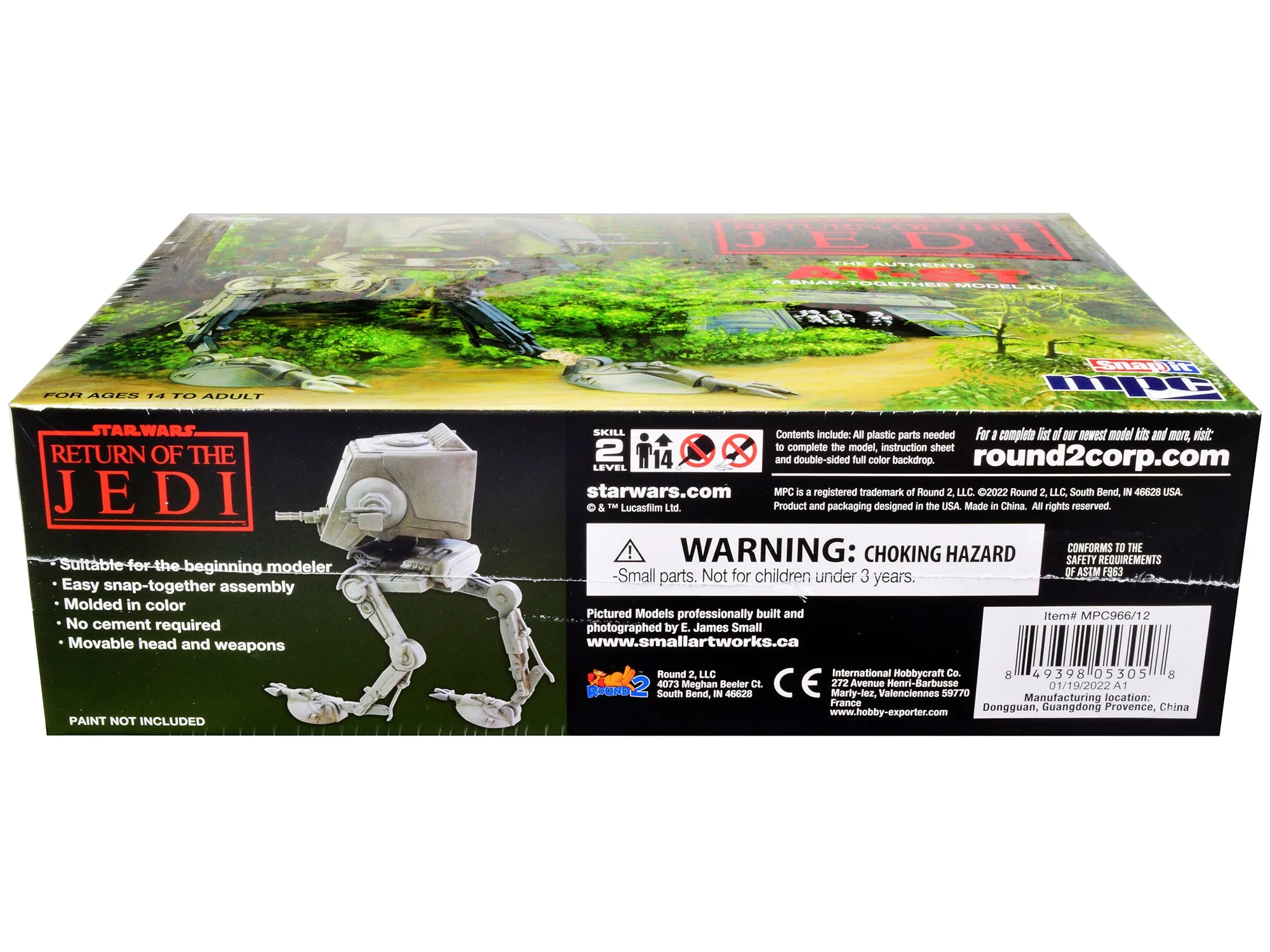 Skill 2 Snap Model Kit AT-ST Star Wars: Return of the Jedi Movie Scale Model by MPC