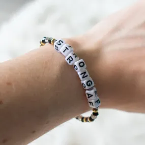 Stitch "Strong" Bracelet