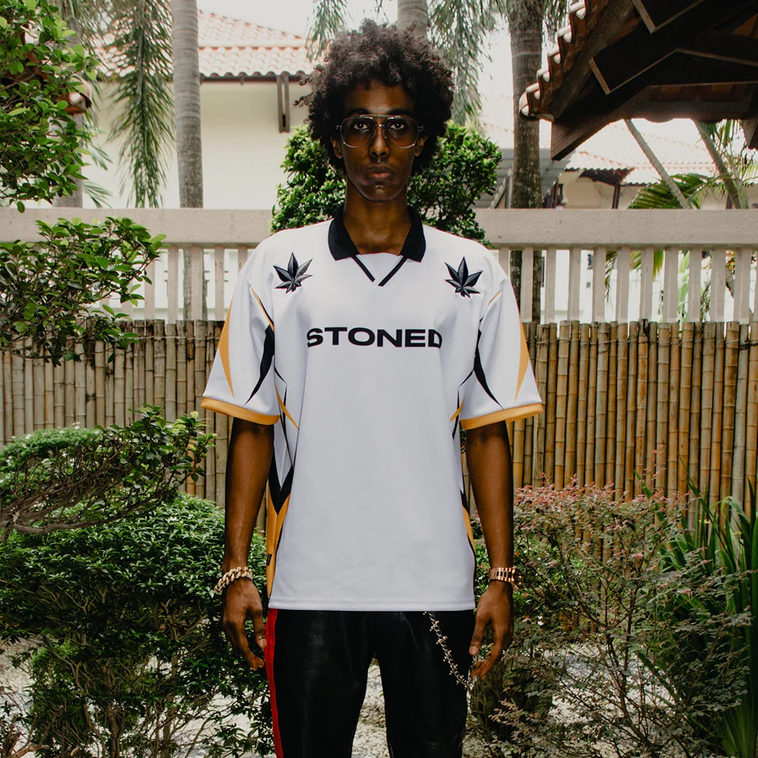 Stoned Classic : Retro UIP Jersey White Yellow