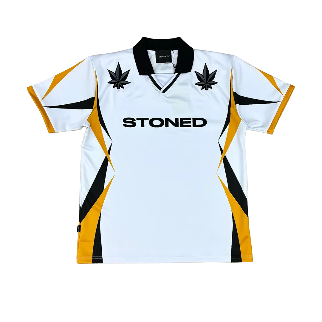 Stoned Classic : Retro UIP Jersey White Yellow