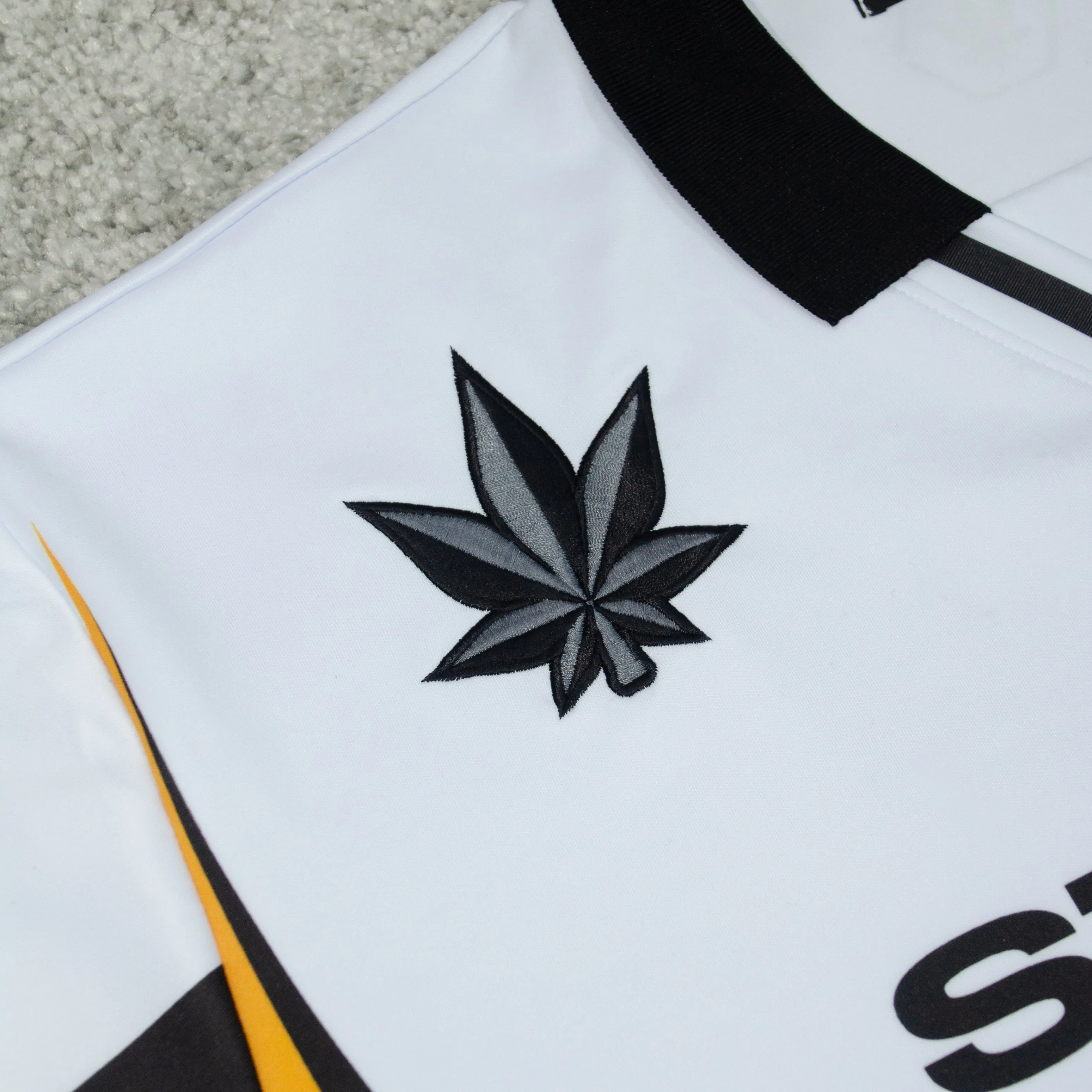 Stoned Classic : Retro UIP Jersey White Yellow