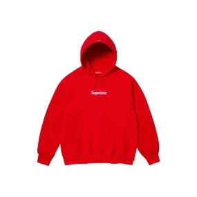 Supreme Box Logo Hooded Sweatshirt Red FW23