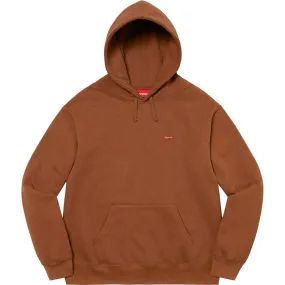 Supreme Enamel Small Box Hooded Sweatshirt (Brown)