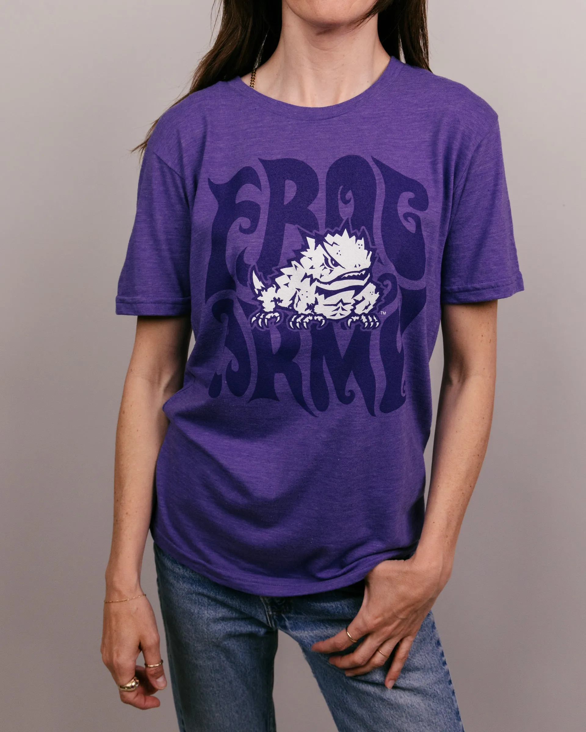 TCU Frog Army Purple T-Shirt