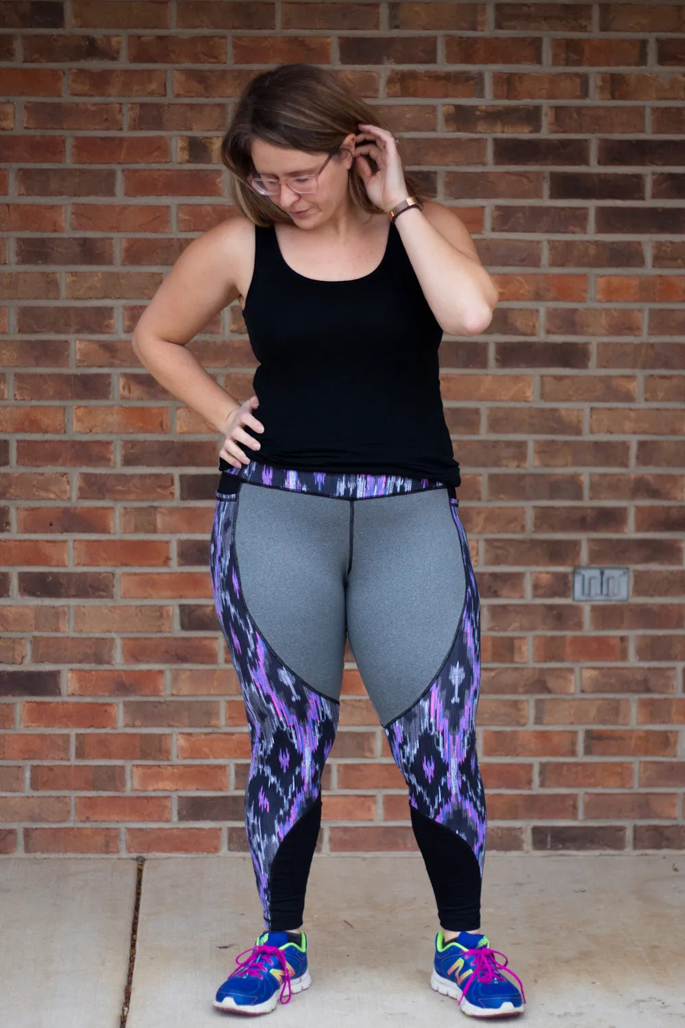 Tempo Athletic Tights PDF Pattern Sizes B - M