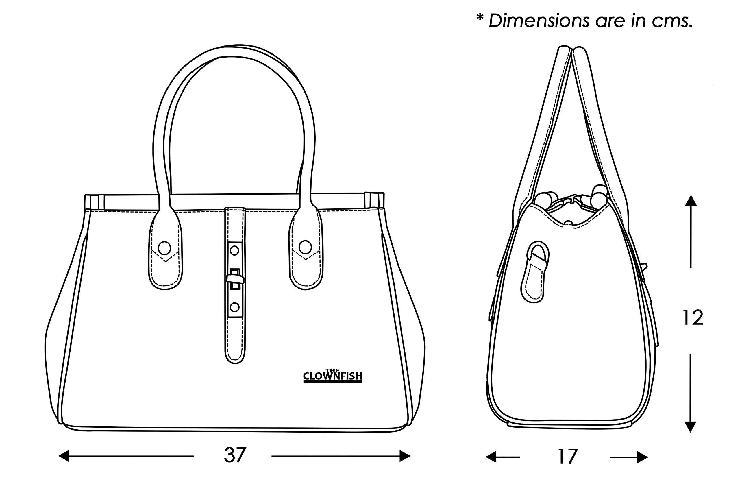 THE CLOWNFISH Athena Series Handbag for Women | Hand bags for Womens, Women Hand Bags Stylish, Ladies Purse | Handbags | (Mahogany)