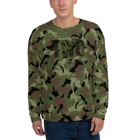 The Walking Dead Camo Logo Unisex All-Over Print Crew Neck Sweatshirt