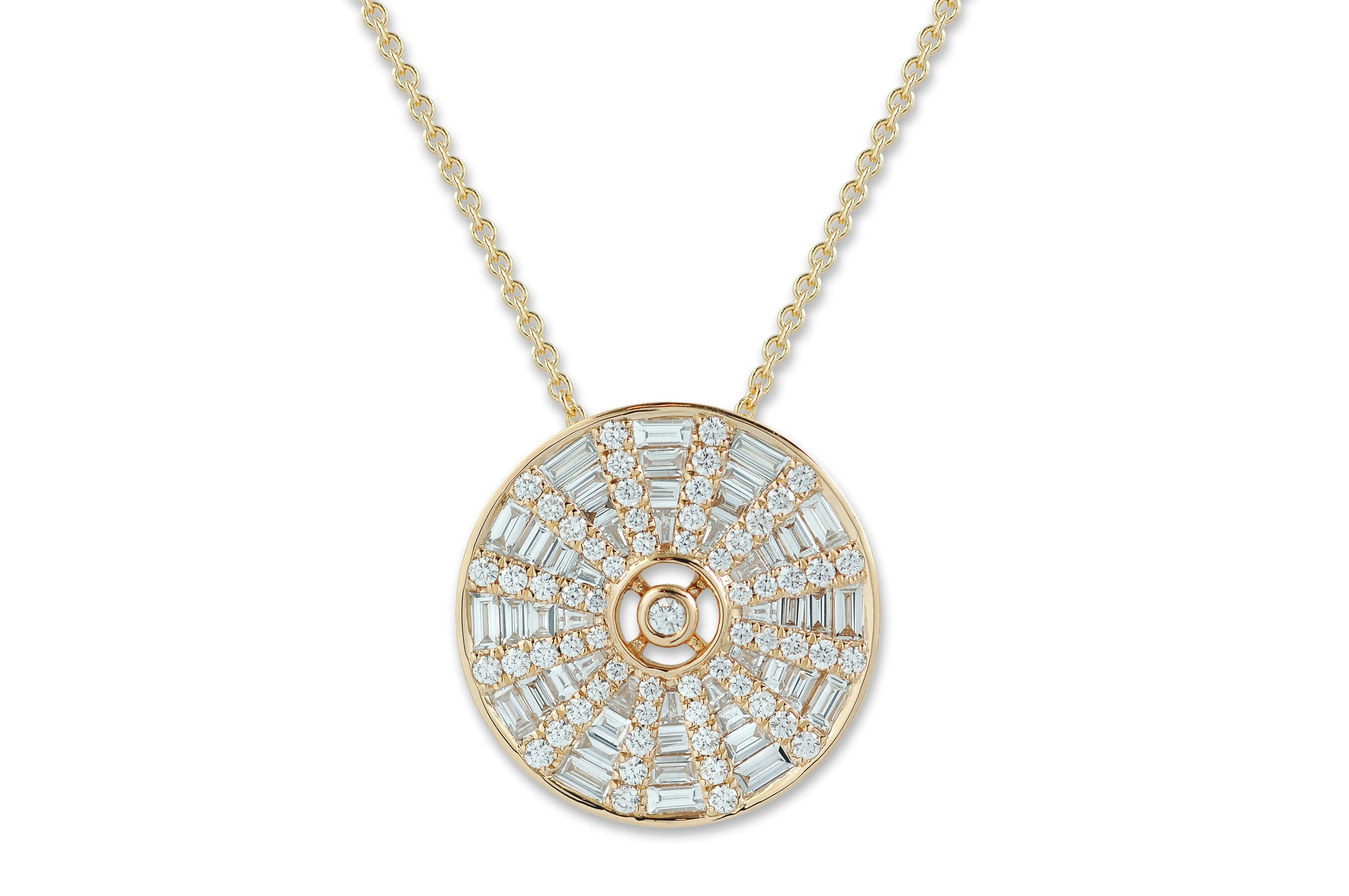 Twist Kaleidoscope II Diamond Necklace (Medium)