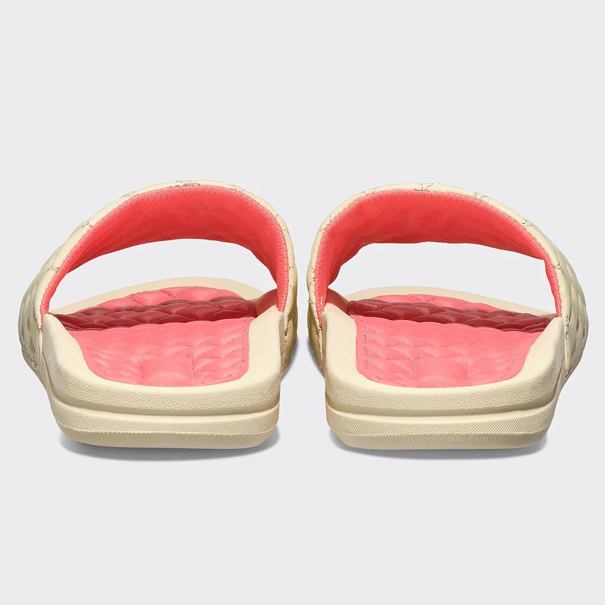 Women's Lusso Slide Vanilla / Fire Coral