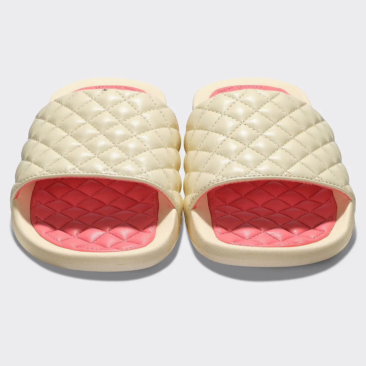 Women's Lusso Slide Vanilla / Fire Coral