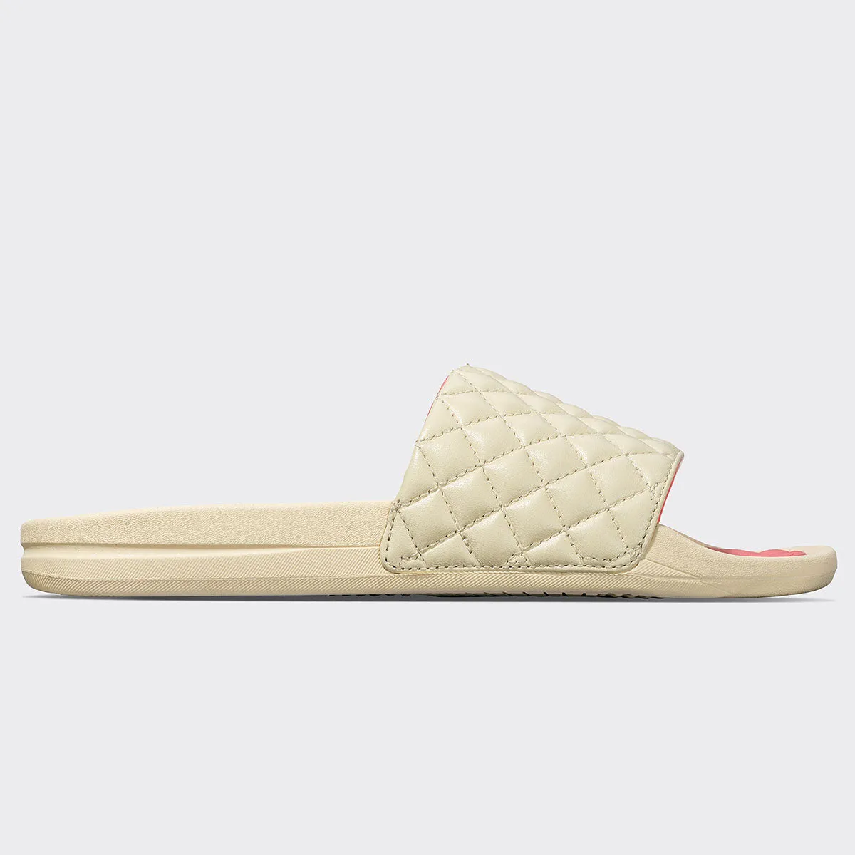 Women's Lusso Slide Vanilla / Fire Coral