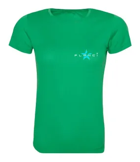 Women's T-Shirt | FLANCI Logo Hi Viz | Green